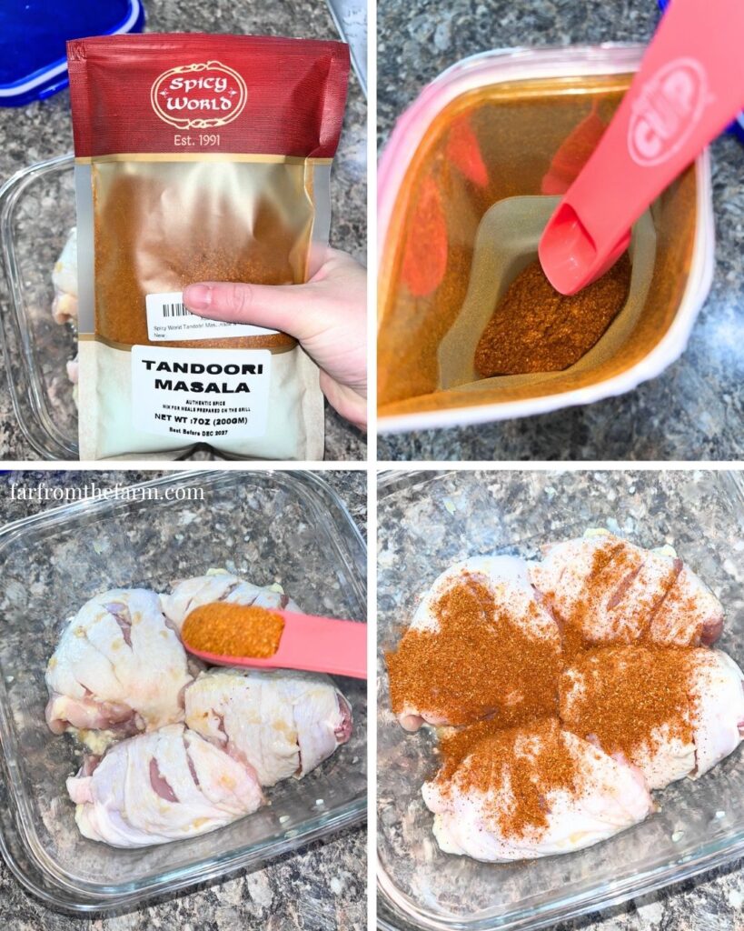 Easy Grilled Tandoori Chicken Thighs Recipe!
