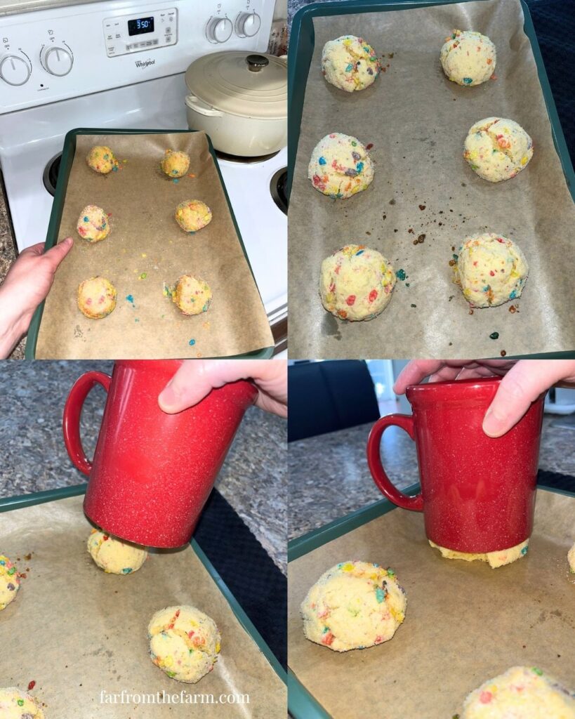 Copycat Crumbl Cereal Milk Cookie Recipe with Fruity Pebbles and Box Cake Mix!