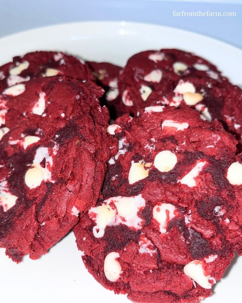 The Best Copycat Crumbl Red Velvet Cookie Recipe! (Using Box Cake Mix)