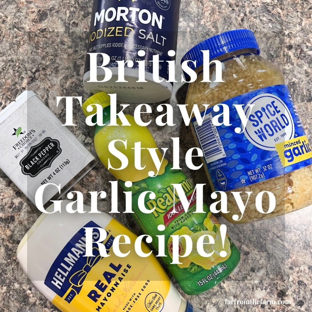 British Takeaway Style Garlic Mayo Recipe!