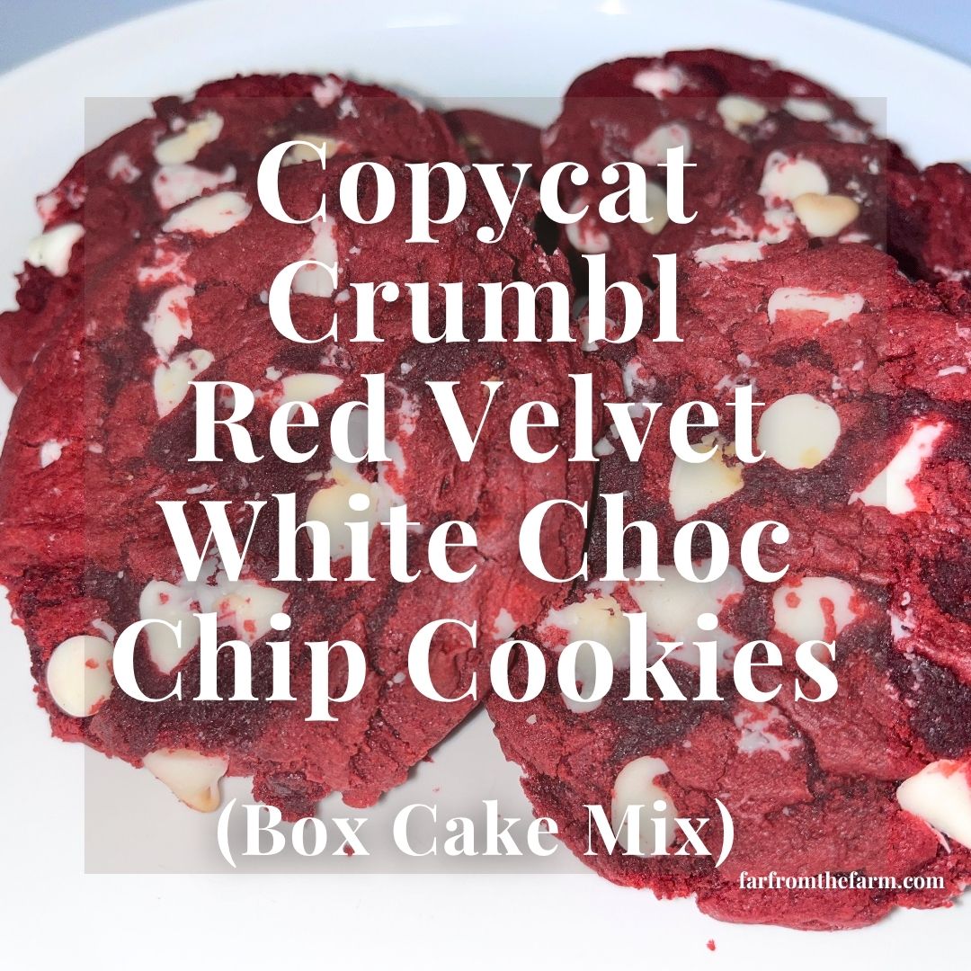 The Best Copycat Crumbl Red Velvet Cookie Recipe! (Using Box Cake Mix)