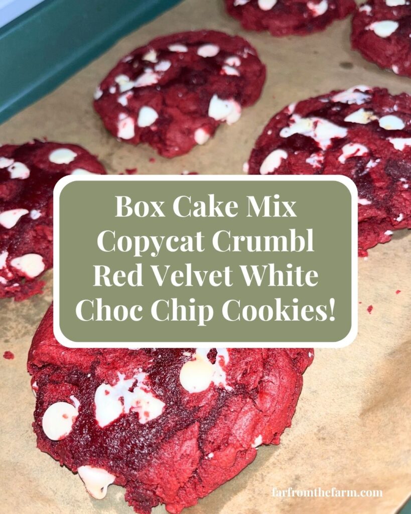 The Best Copycat Crumbl Red Velvet Cookie Recipe! (Using Box Cake Mix)