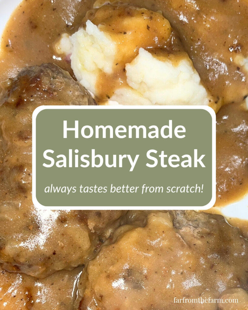 The Best Homemade Salisbury Steak Freezer Patties and Gravy Recipe! (Big Batch)