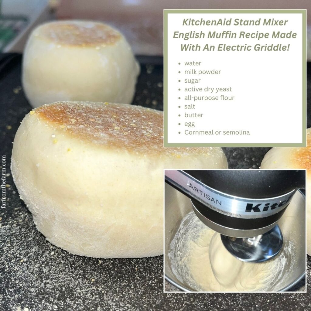 KitchenAid English Muffin Recipe Made With An Electric Griddle!