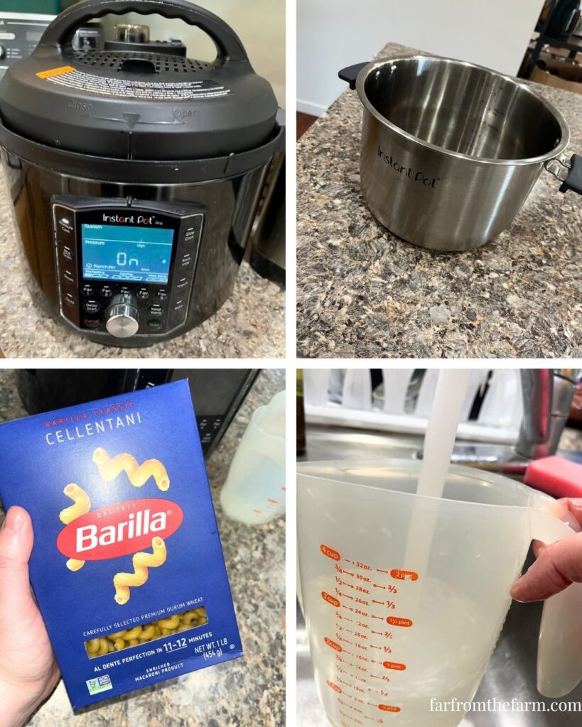 Quick Garlic Butter Corkscrew Pasta Instant Pot Recipe!