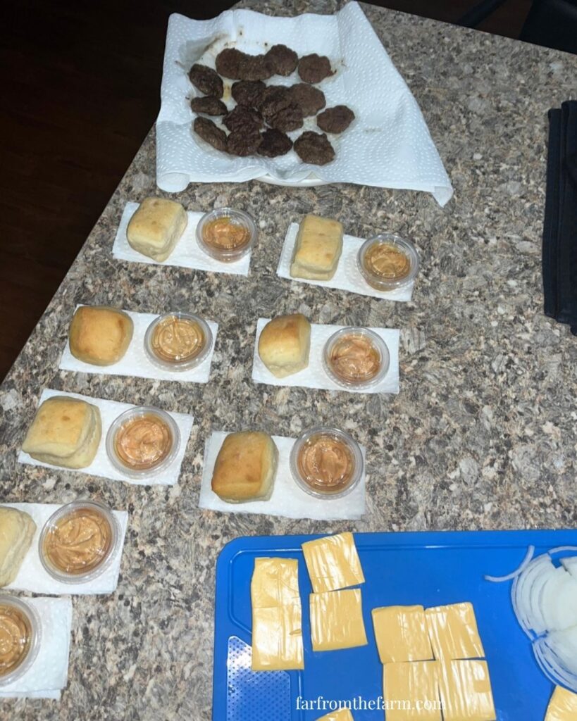 Easy Meal Prep Fridge Snack Cheeseburger Sliders Recipe!