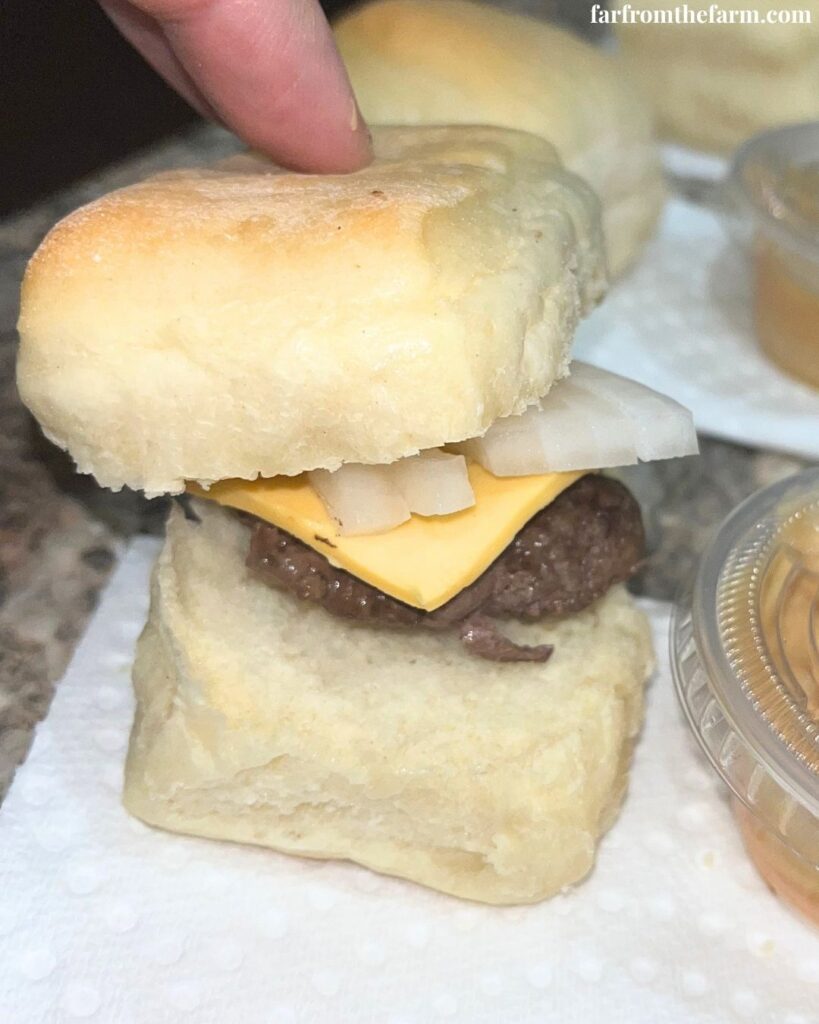 Easy Meal Prep Fridge Snack Cheeseburger Sliders Recipe!