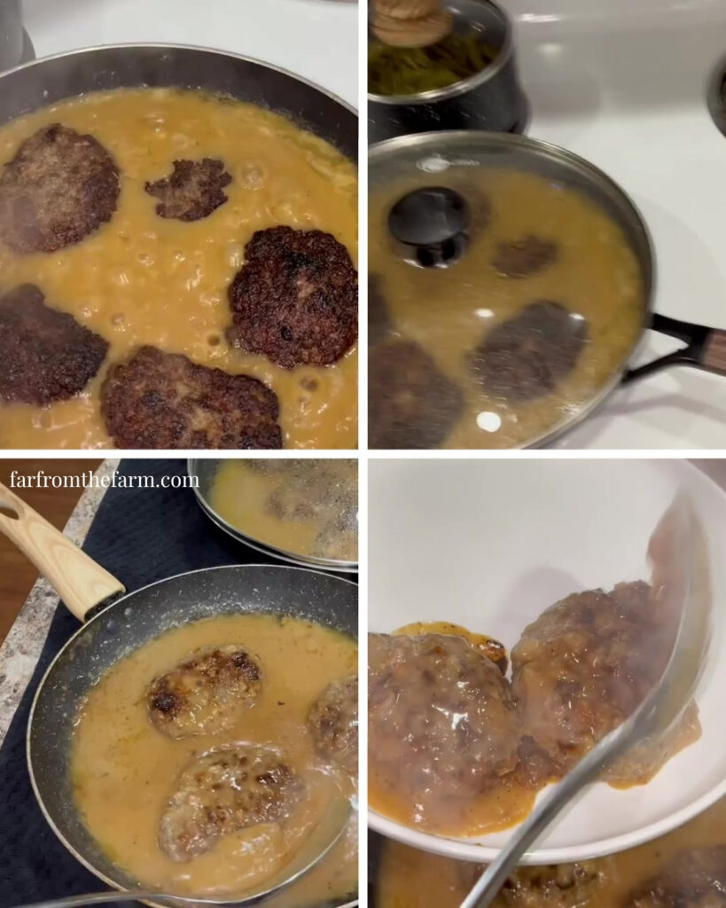 The Best Homemade Salisbury Steak Freezer Patties and Gravy Recipe! (Big Batch)