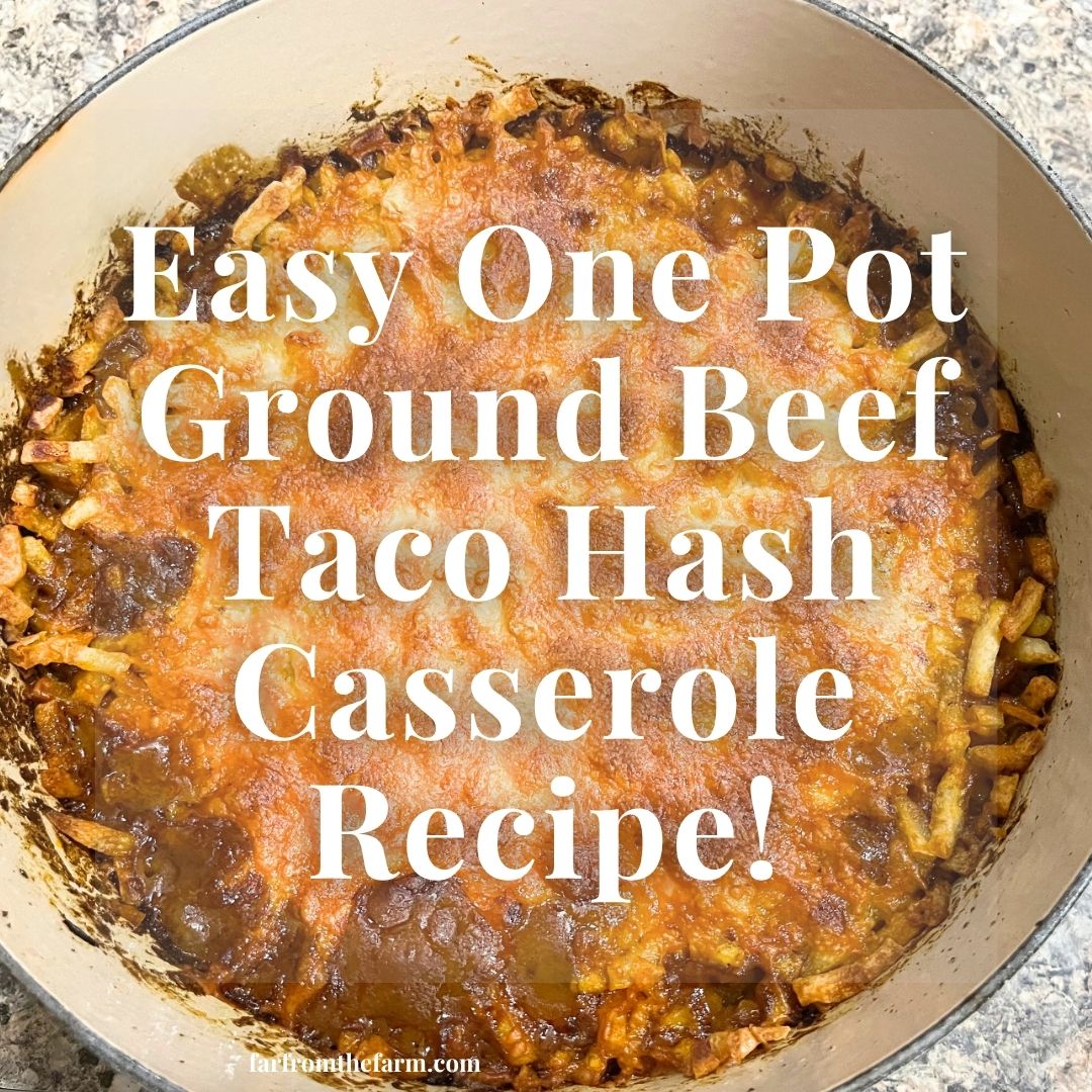 Easy One-Pot Ground Beef Taco Hash Casserole Recipe!