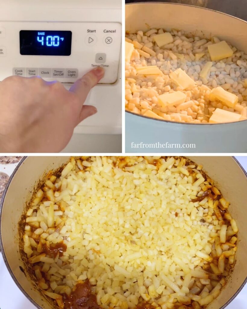 Easy One-Pot Ground Beef Taco Hash Casserole Recipe!