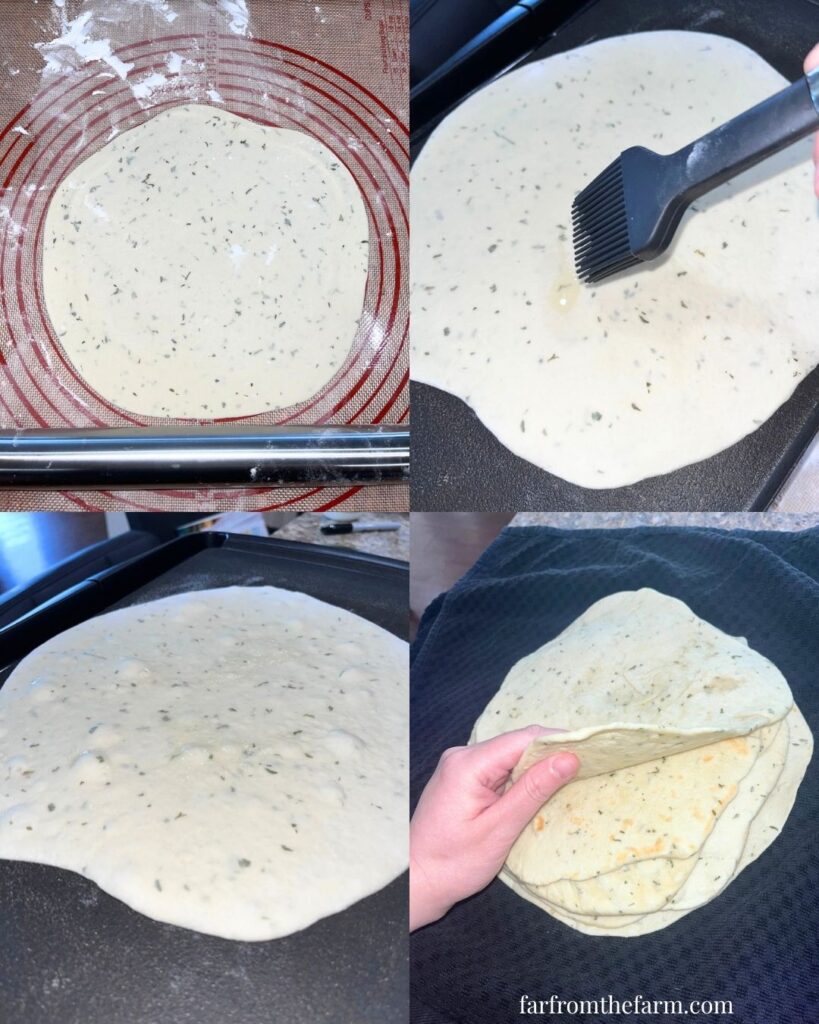 Easy Homemade Gyro Bread (Turkish Flatbread Recipe)