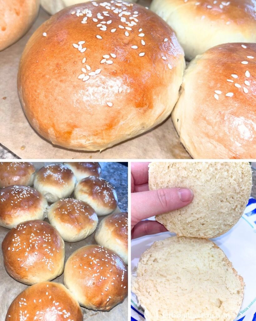 Soft Bread Machine Hamburger Buns Recipe with Potato Flakes!