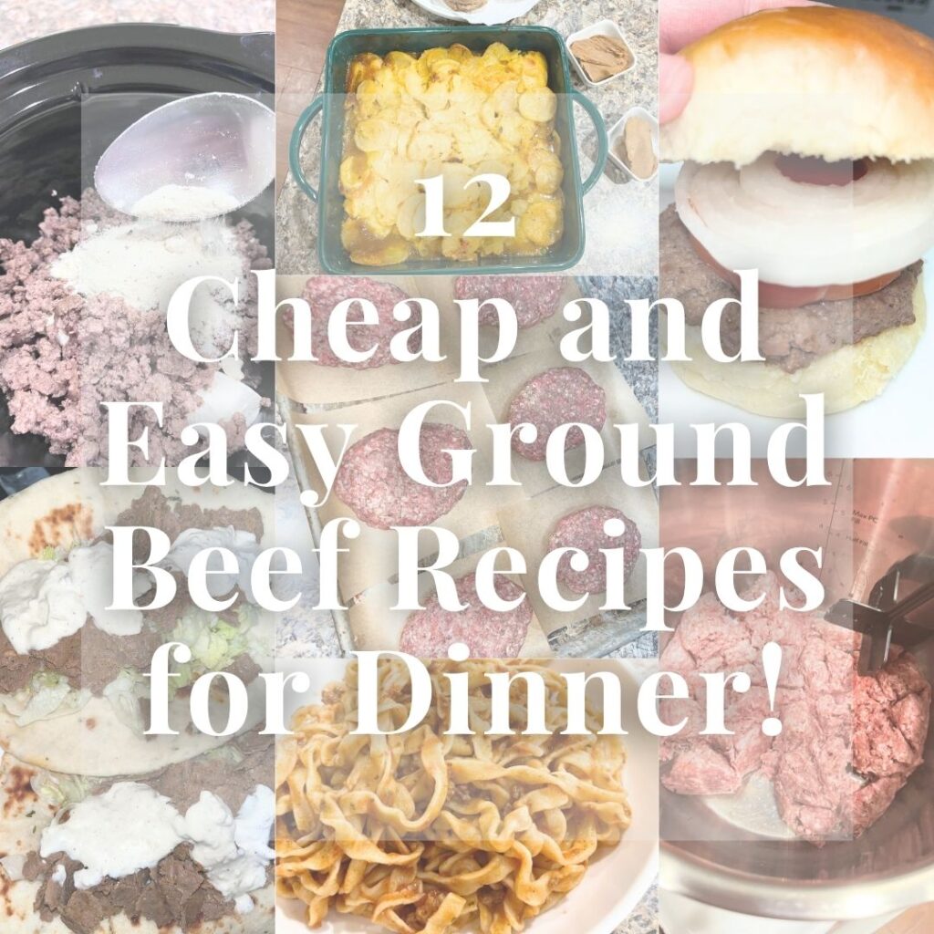 12 Cheap and Easy Ground Beef Recipes for Dinner!