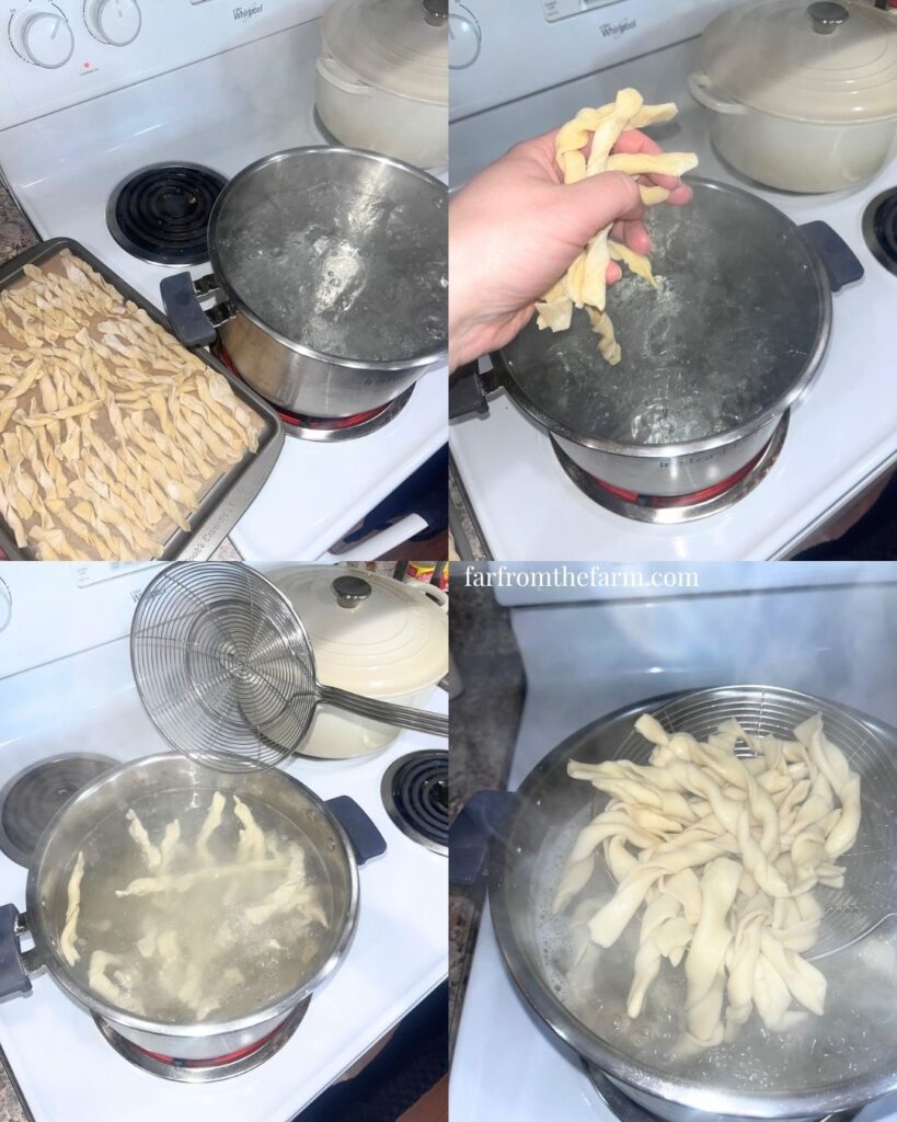 Easy Stand Mixer Homemade Egg Noodles (With Milk!)