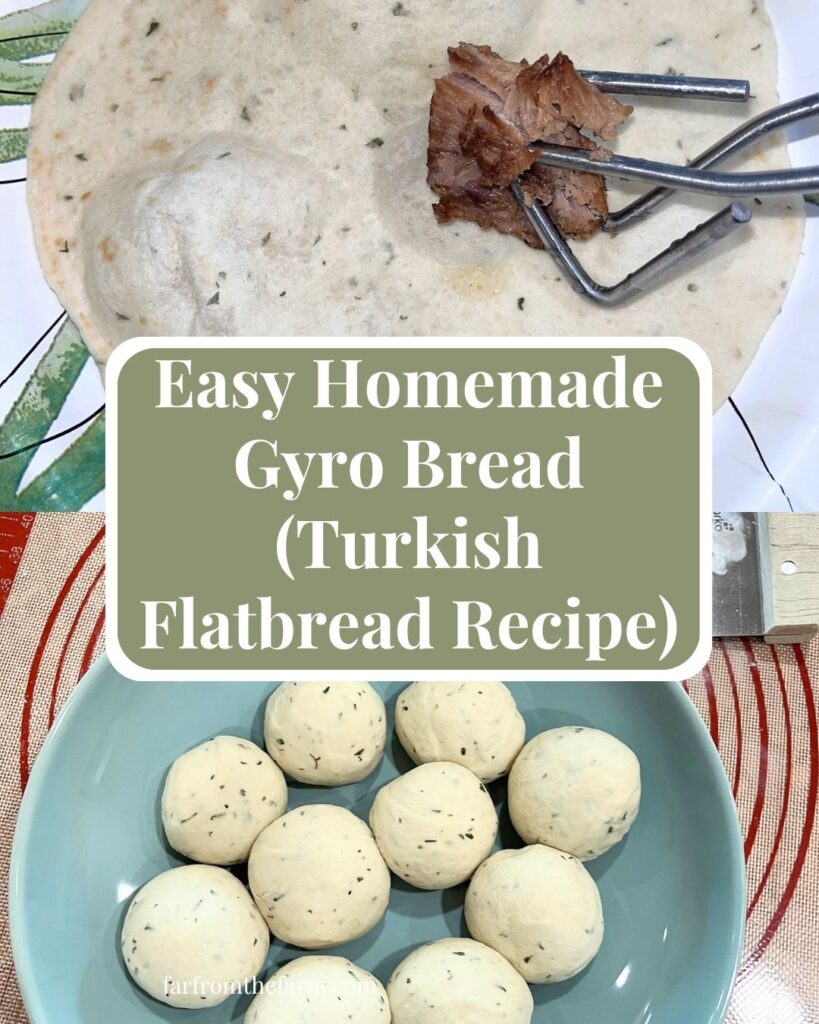 Easy Homemade Gyro Bread (Turkish Flatbread Recipe)