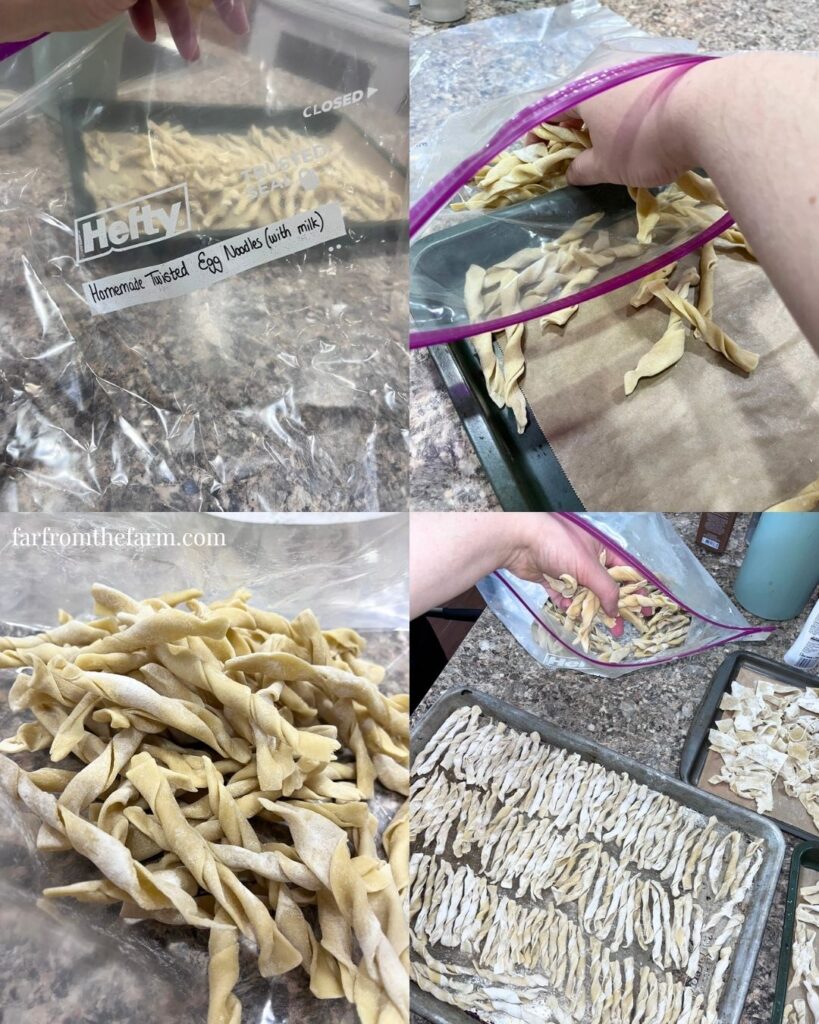 Easy Stand Mixer Homemade Egg Noodles (With Milk!)