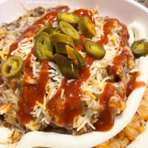 Easy One-Pot Ground Beef Taco Hash Casserole Recipe!