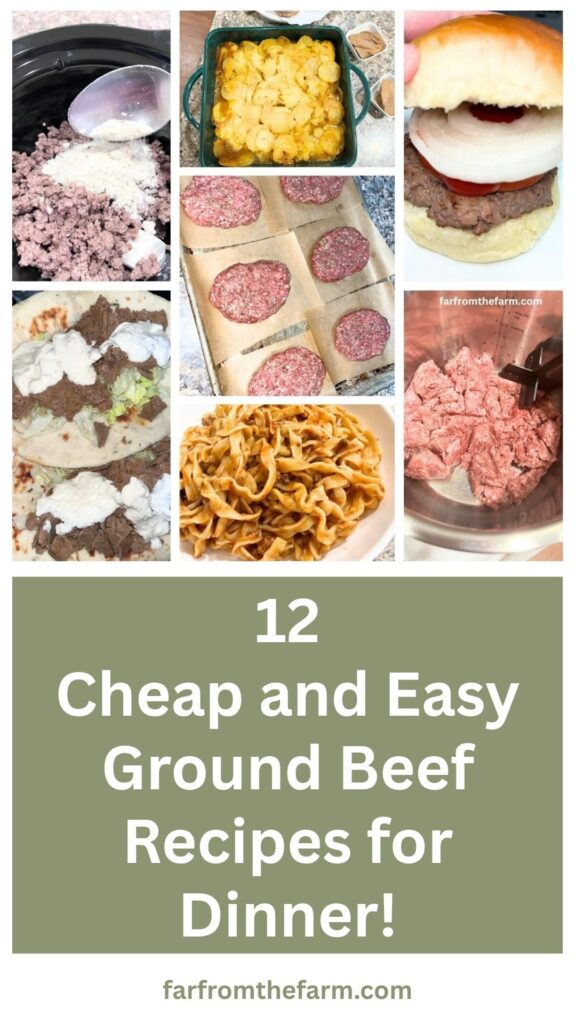 12 Cheap and Easy Ground Beef Recipes for Dinner!