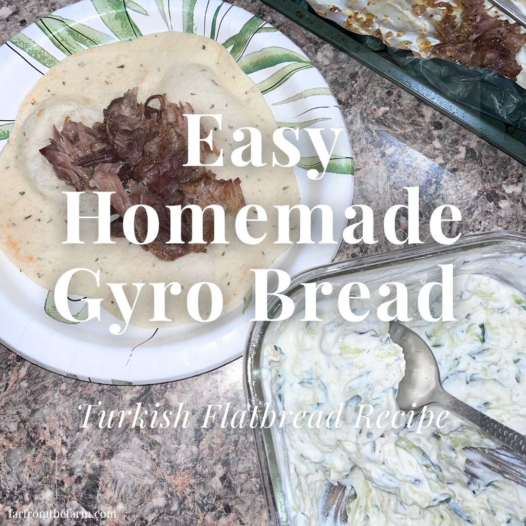 Easy Homemade Gyro Bread (Turkish Flatbread Recipe)
