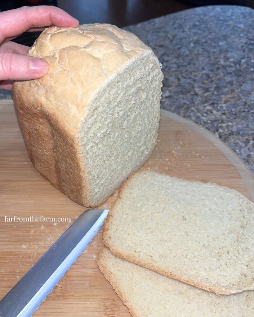 The Best Beginner Bread Machine White Bread Recipe! (1.5 lb Loaf) The Bread Machine Academy by Far From The Farm