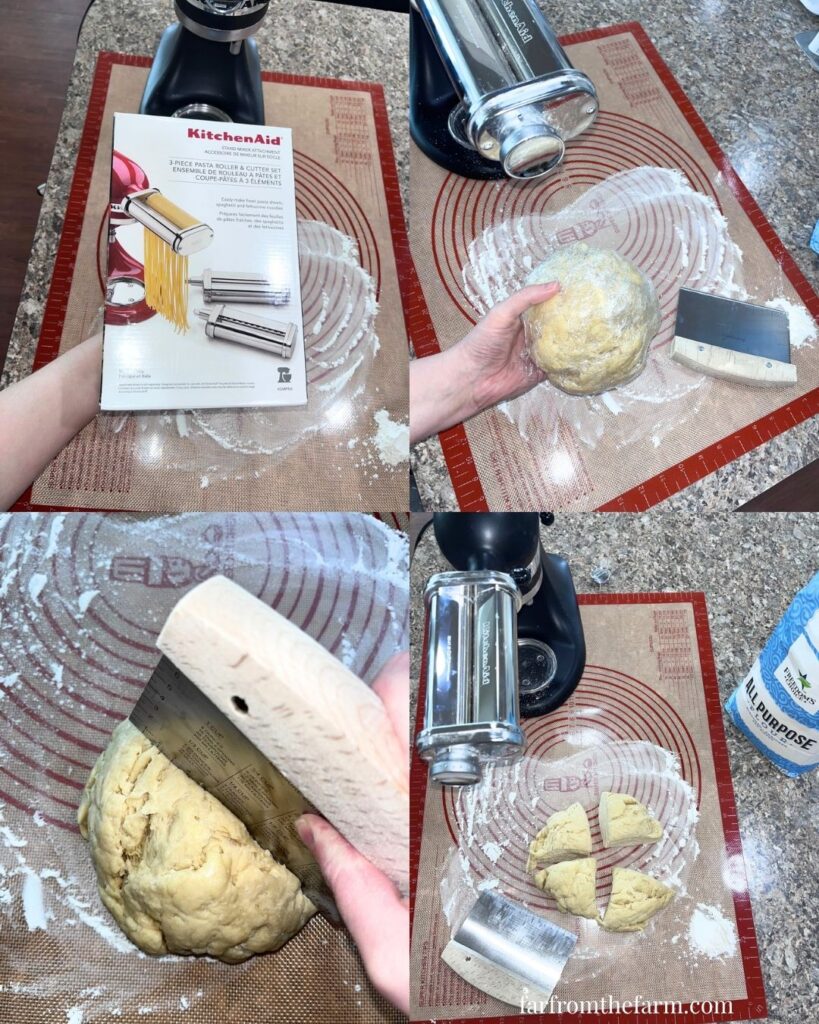 Easy Stand Mixer Homemade Egg Noodles (With Milk!)