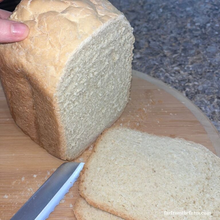 The Best Beginner Bread Machine White Bread Recipe! (1.5 lb Loaf) The Bread Machine Academy by Far From The Farm