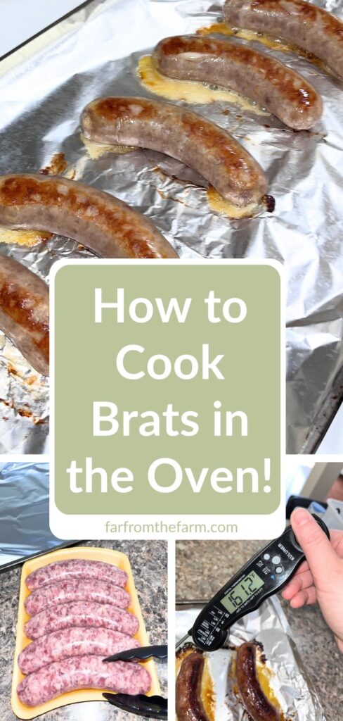 How to Cook Brats in the Oven!