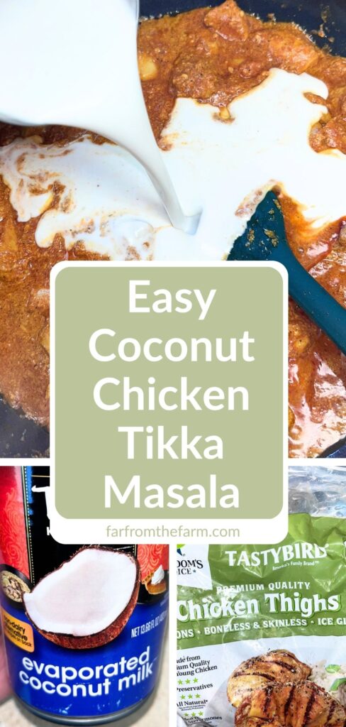 Easy Coconut Chicken Tikka Masala (Dairy-Free)
