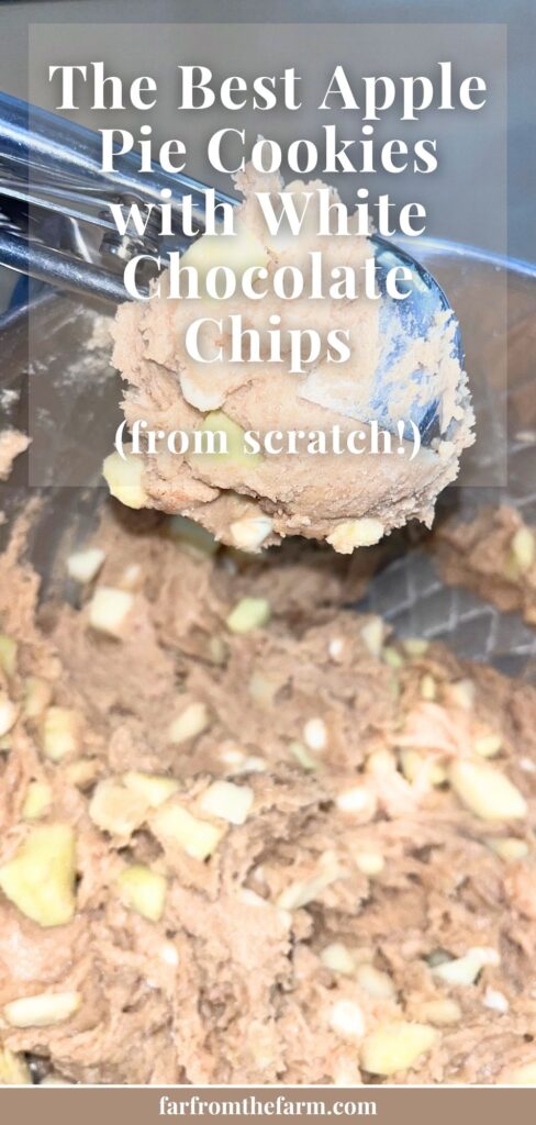 The Best Apple Pie Cookies with White Chocolate Chips Recipe!