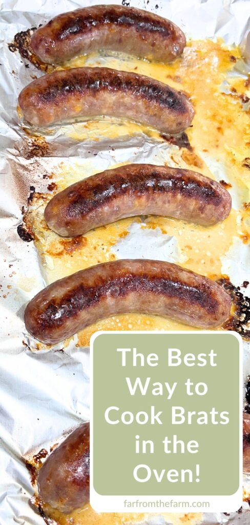 How to Cook Brats in the Oven!