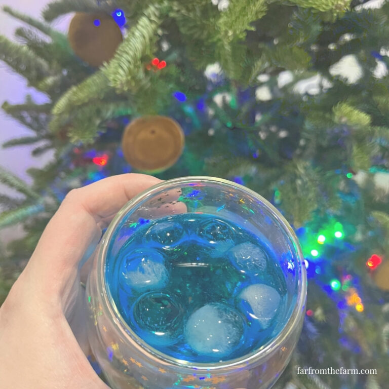 Blue Typhoon Christmas Cocktail: Easy Tropical Holiday Drink