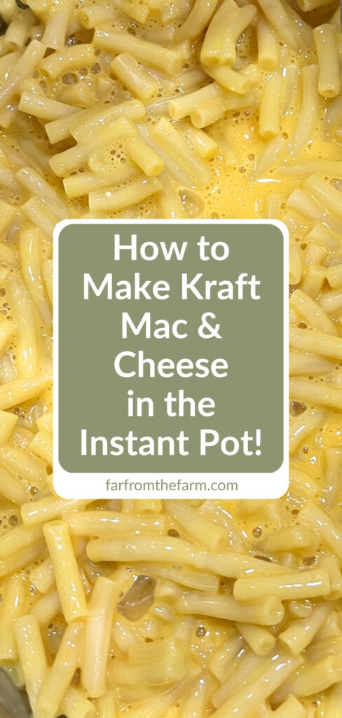 How to Make Boxed Kraft Mac and Cheese Lower in Fat with an Instant Pot!