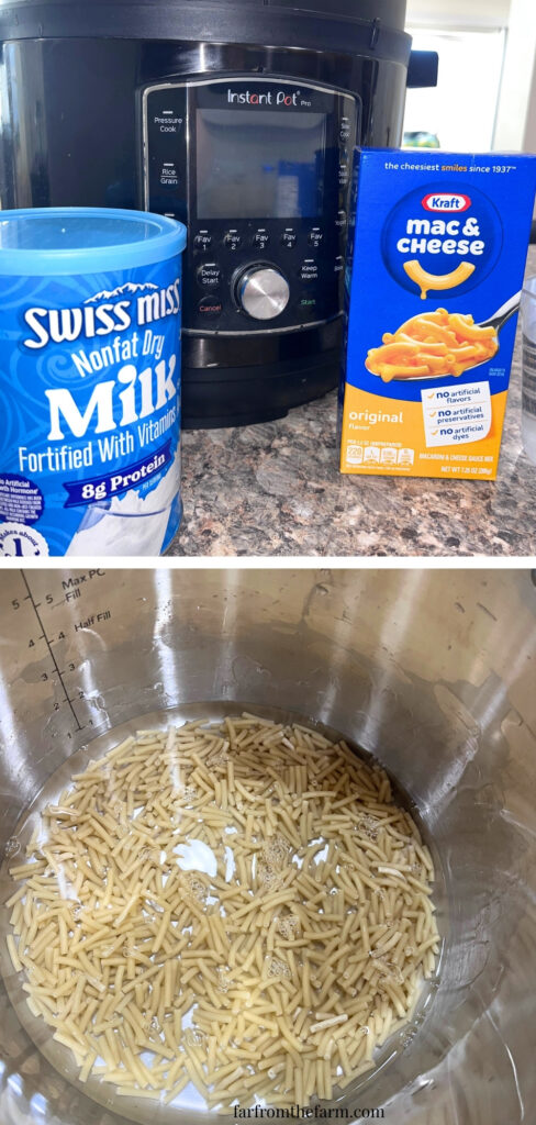 How to Make Boxed Kraft Mac and Cheese Lower in Fat with an Instant Pot!