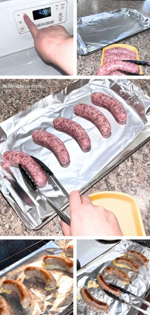 How to Cook Brats in the Oven!