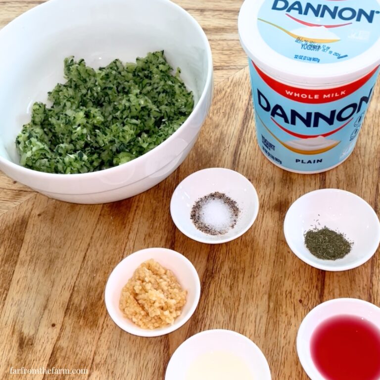 How to Make Thick, Creamy Quick Tzatziki Dip (That Never Goes Watery)