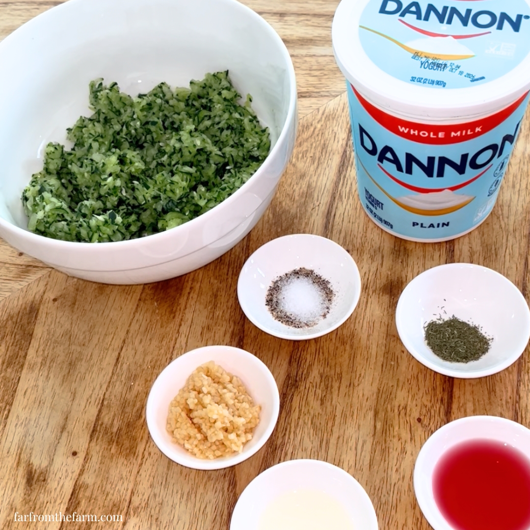 How to Make Thick, Creamy Quick Tzatziki Dip (That Never Goes Watery)