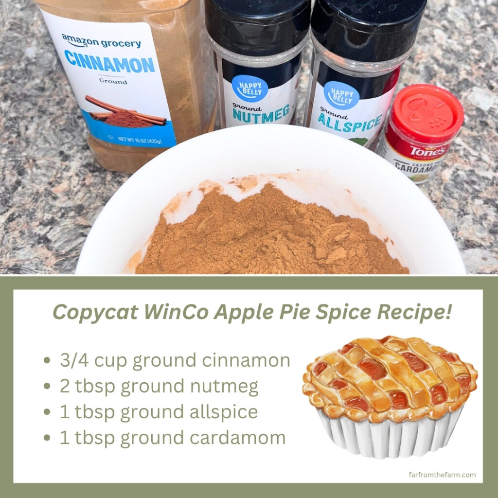 Copycat WinCo Apple Pie Spice Recipe (Big Batch!)